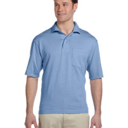 Jerzees 5.6 oz., 50/50 Jersey Pocket Polo with SpotShield™ 436P 5.6 oz., 50/50 Jersey Pocket Polo with SpotShield™ Thumbnail