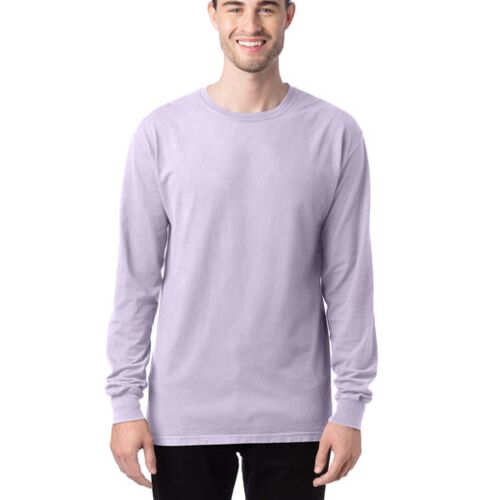 Unisex 5.5 oz., 100% Ringspun Cotton Garment-Dyed Long-Sleeve T-Shirt Thumbnail