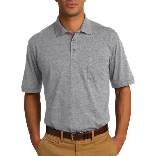 Port & Company Core Blend Jersey Knit Pocket Polo KP55P Core Blend Jersey Knit Pocket Polo Thumbnail